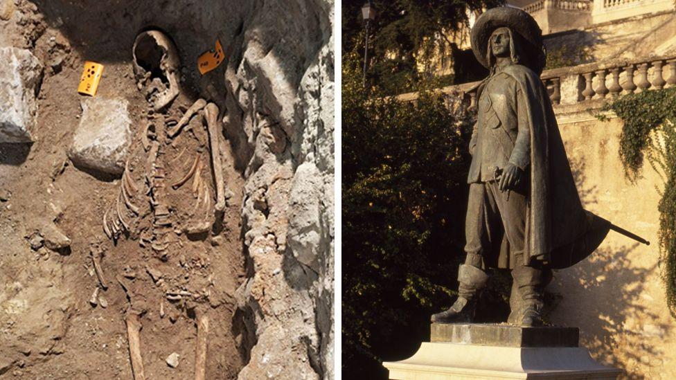 Telo čuvenog musketara D'Artanjana pronađeno ispod holandske crkve 1 Pronađene kosti i statua d'Artanjana