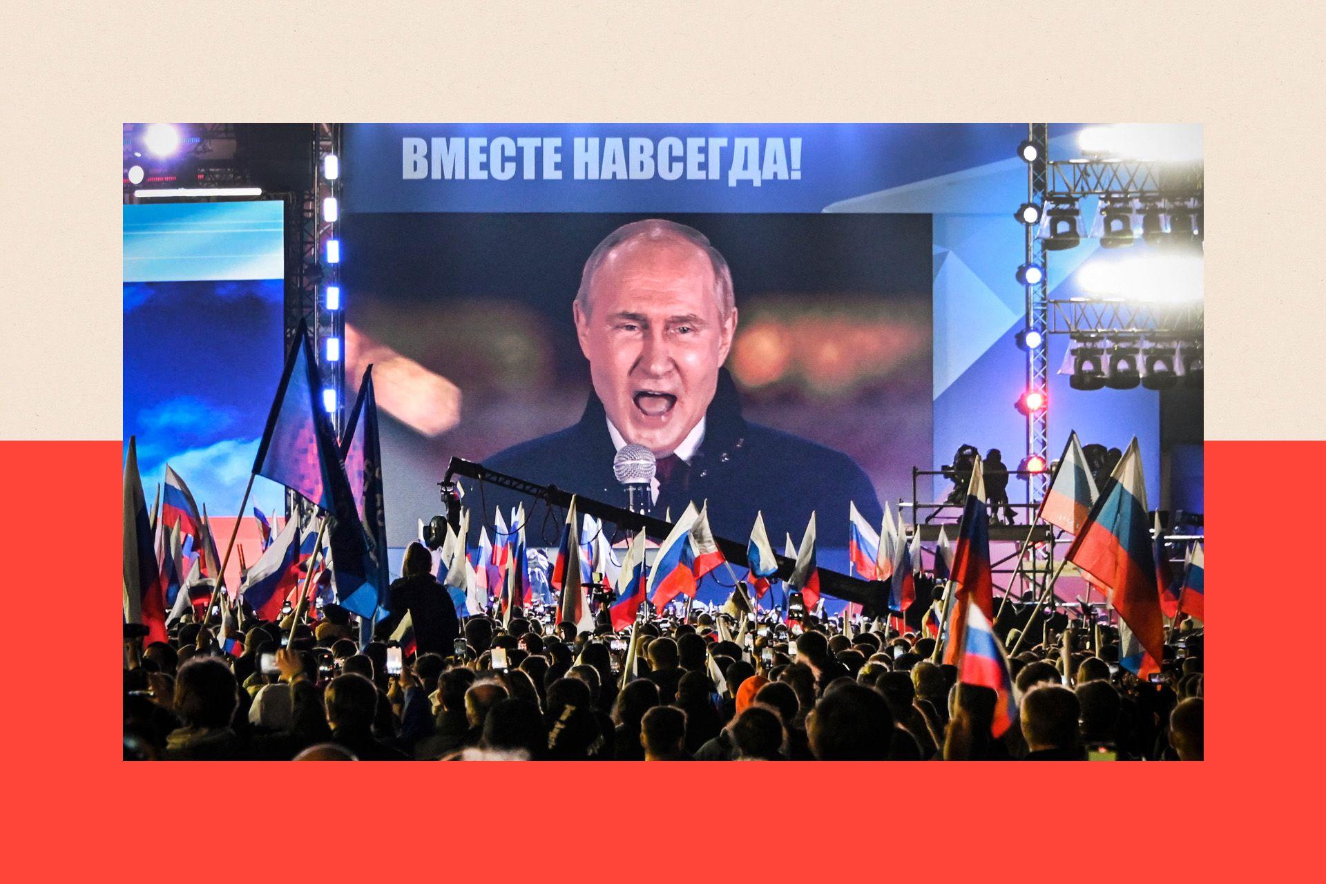 Zbog čega je nemačka vojska postala najvažnija u Evropi 7 ruski predsednik Vladimir Putin na video-bimu na Crvenom trgu dok se obraća narodu