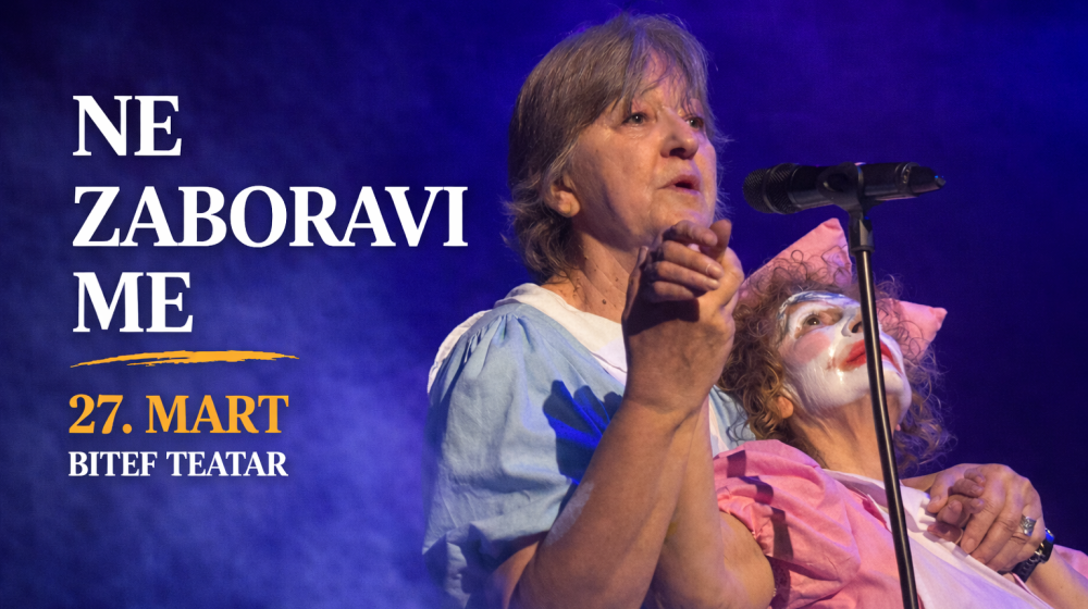 Na Svetski dan pozorišta premijera „Ne zaboravi me“ u Bitef teatru 1