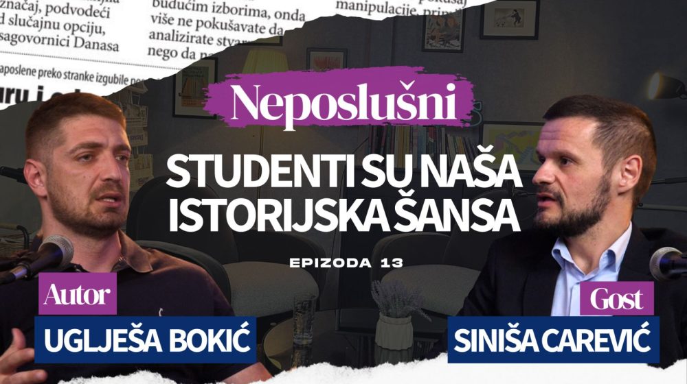 Podkast „Neposlušni“- Gost 13. epizode bivši inspektor Siniša Carević: Policija je izgubila legitimitet još na početku protesta 1