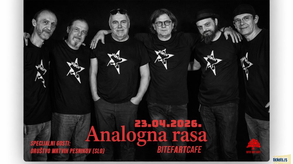 Zoran Predin i Nikola Čuturilo sa Analognom rasom u aprilu u BitefArtCafe-u 1