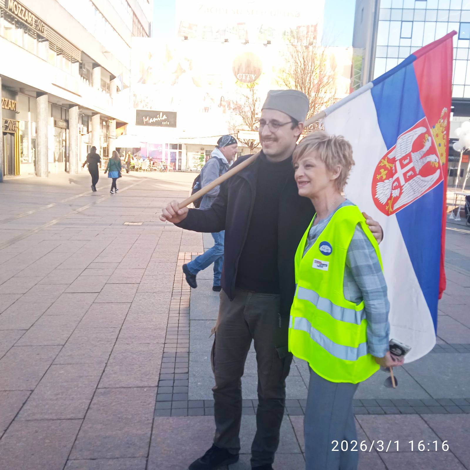 Student Bogdan Niš protest