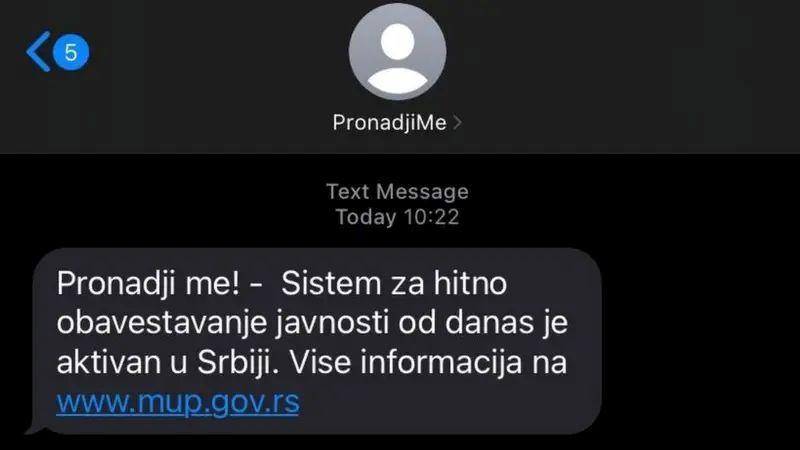 Nestanak devojčice Danke Ilić: Šta je poznato, a šta ne 2 poruka sistema pronađi me