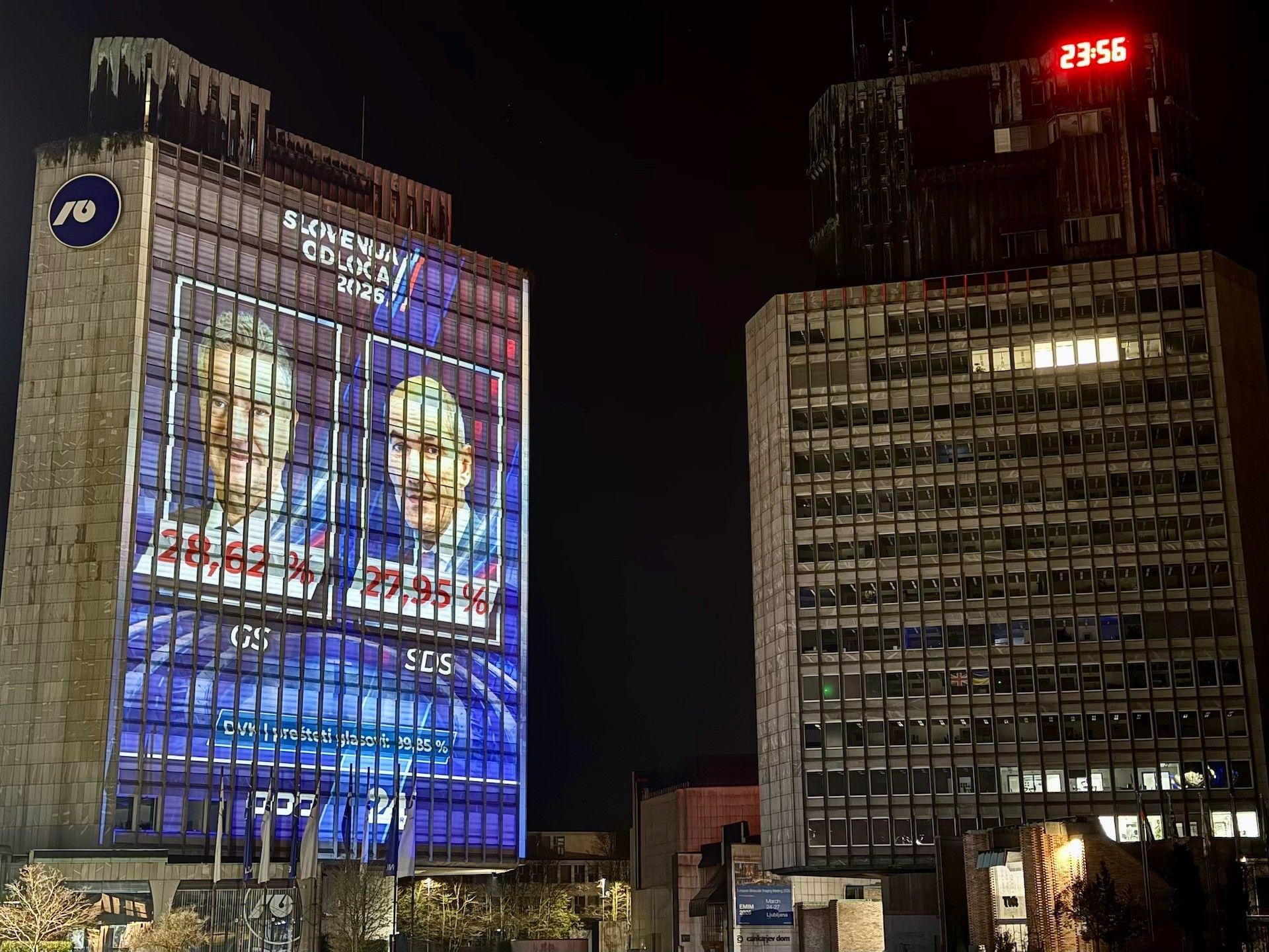 izbori u sloveniji, golob i janša