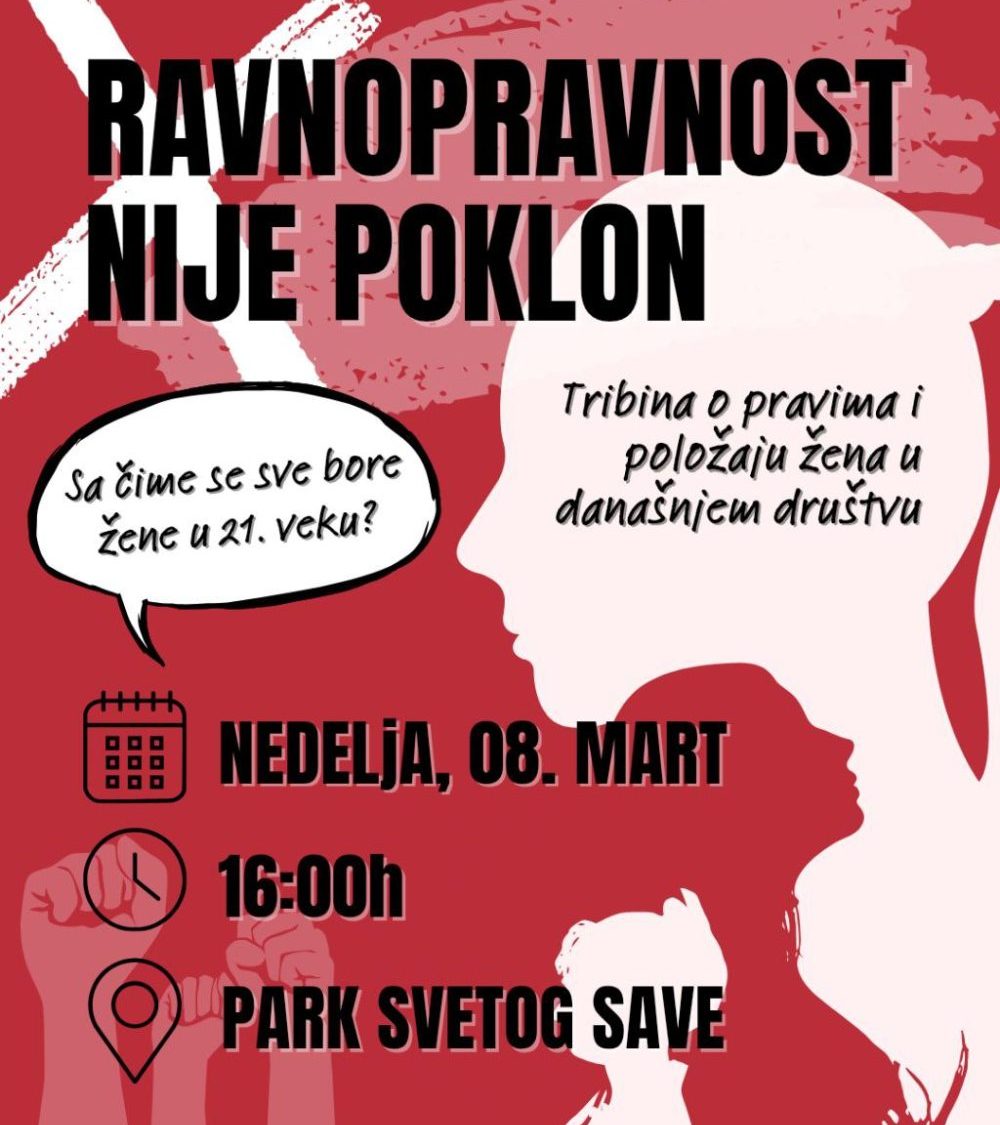 Studenti u blokadi: Tribina o položaju žena 8. marta u Nišu 2