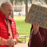 Počeo protest ispred suda u Beogradu u kojem se sudi studentu za incidente u Studentskom gradu 6