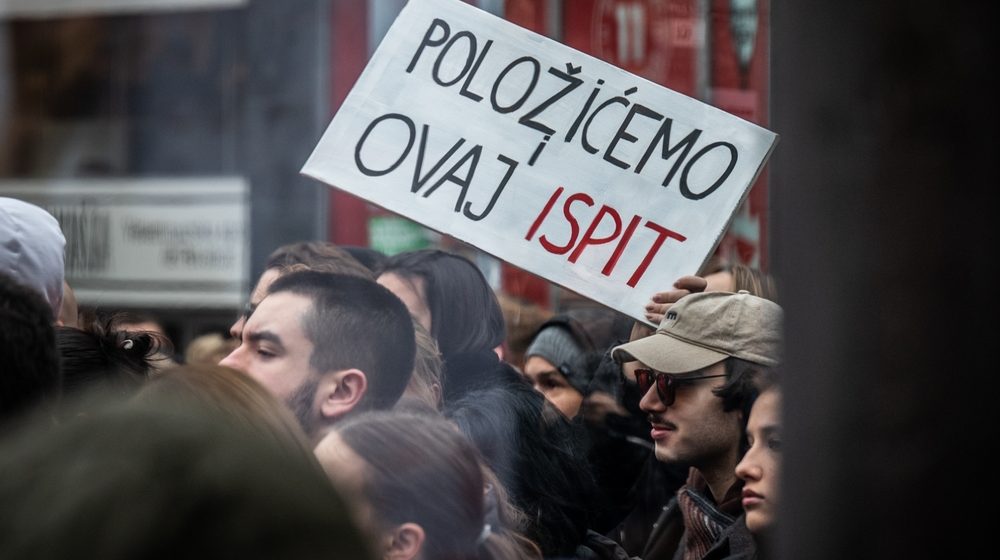 Istorijska uloga studenata, kao nekada SPO 1