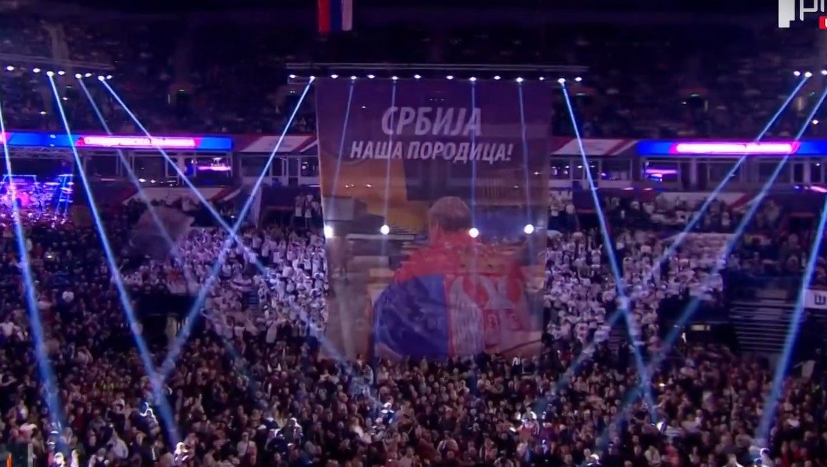Završen miting SNS-a u Beogradskoj areni: Vučić najavio pobedu, obratio se i Ivica Dačić 2