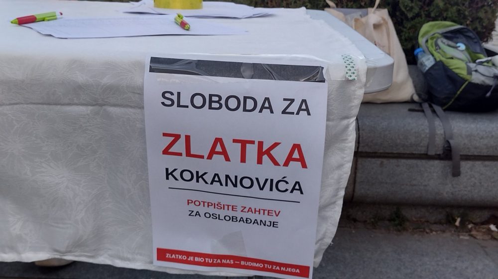 Kragujevac jasno i glasno stoji uz svoje saborce: Završene akcije prikupljanja potpisa za oslobađanje Zlatka Kokanovića, 1