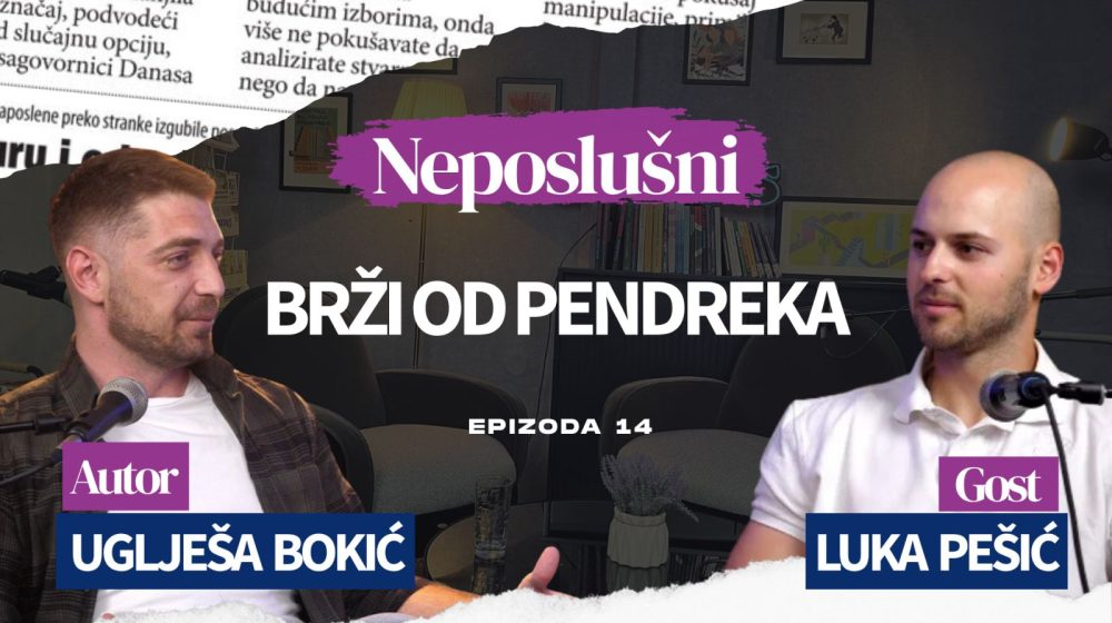 Podkast „Neposlušni“- Gost 14. epizode student Luka Pešić: Da l' mislite da možete? 1