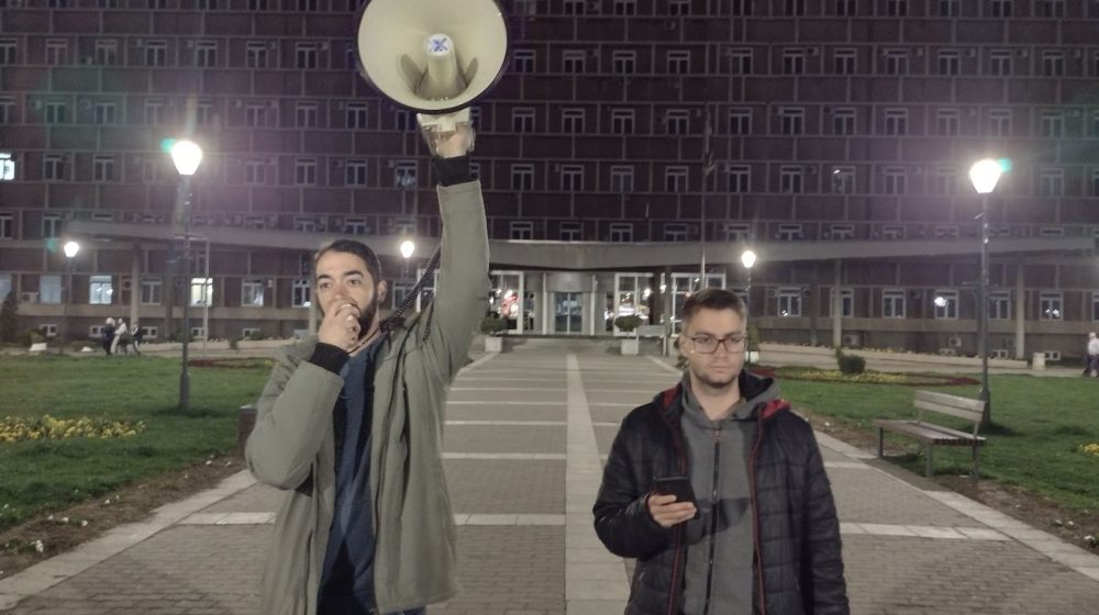 Ponovo pokušavaju da nas zastraše: Protest podrške uhapšenim studentima uz Novog Pazara 1