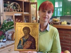 08 - Umetnički oslikana jaja sa hrišćanskim motivima - Marija B. Leković Kragujevac Oslikavanje u kom se vreme ne meri ovozemaljskim satovima: Dekorativna uskršnja jaja na keramici (FOTO) 8