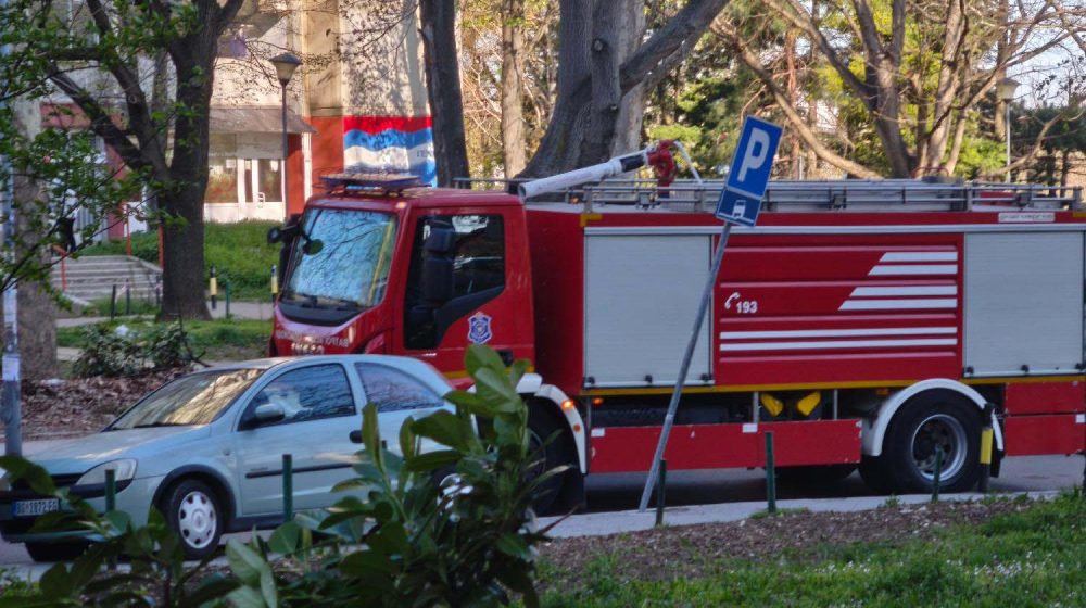 Požar u ambasadi Pakistana na Dedinju 10