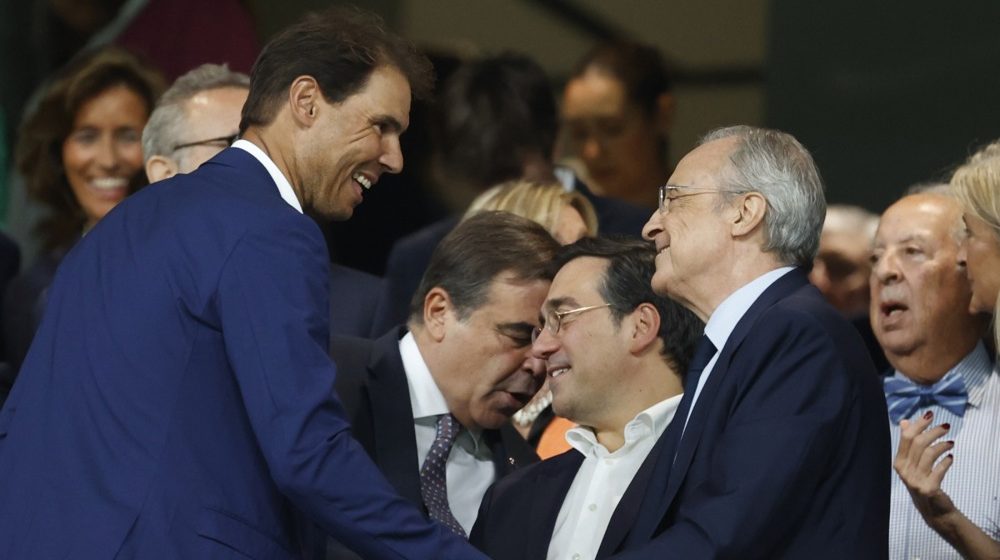 Rafael Nadal i Florentino Perez, Foto: EPA/Juan Carlos Hidalgo