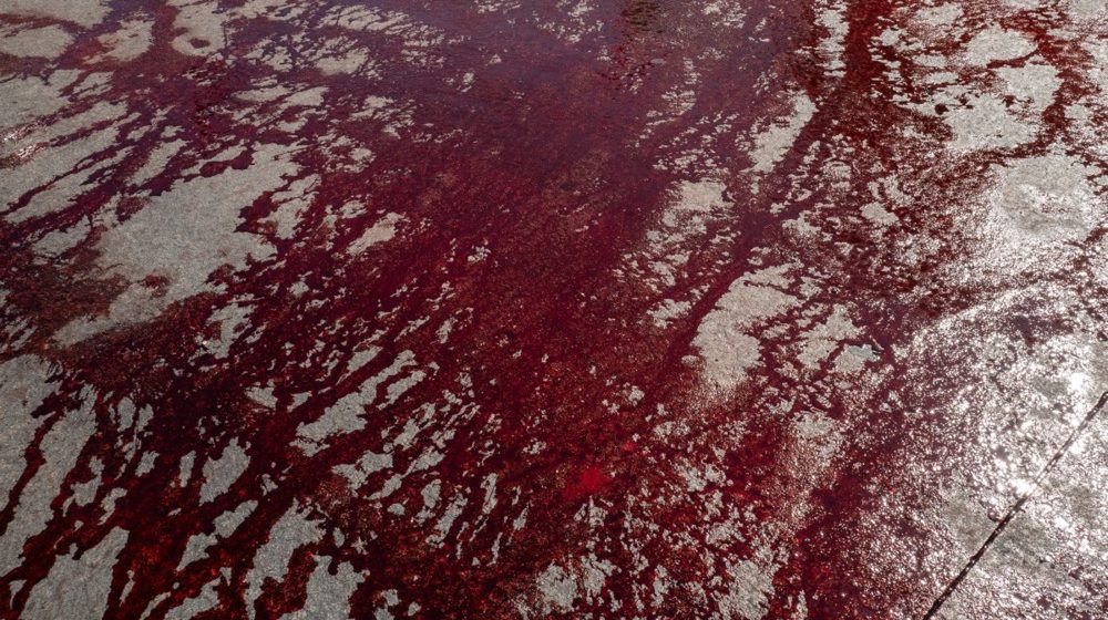red paint