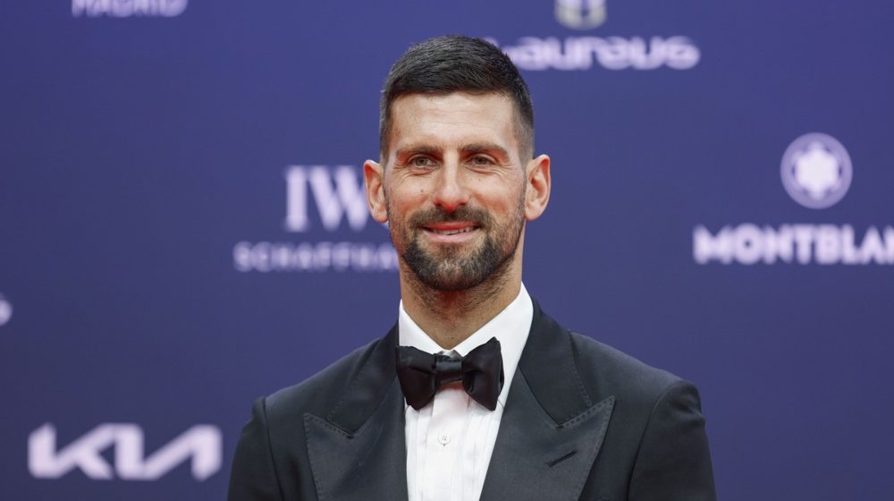Novak Đoković na Laureus dodeli nagrada, Foto: EPA/MARISCAL