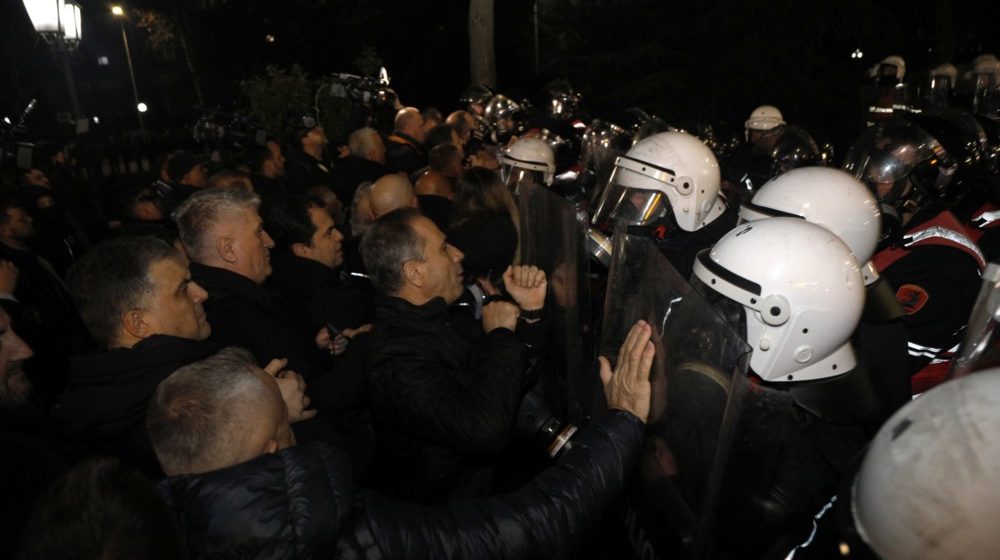 Tirana, protest, demonstracije