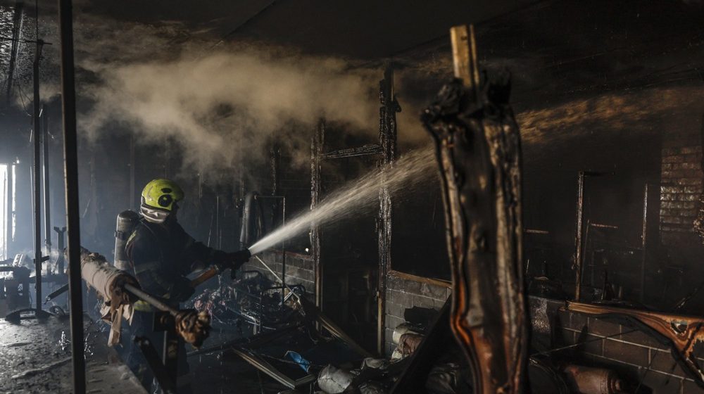 Masovan napad na Ukrajinu: Na desetine ranjenih, Kijev u ogromnom oblaku crnog dima (FOTO, VIDEO) 1