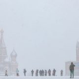 (VIDEO, FOTO) Snežna oluja pogodila područje Moskve: Otkazano preko 50 letova, na snazi narandžasti meteoalarm, naselja bez struje 13