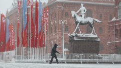 Snow blankets Moscow (VIDEO, FOTO) Snežna oluja pogodila područje Moskve: Otkazano preko 50 letova, na snazi narandžasti meteoalarm, naselja bez struje 3