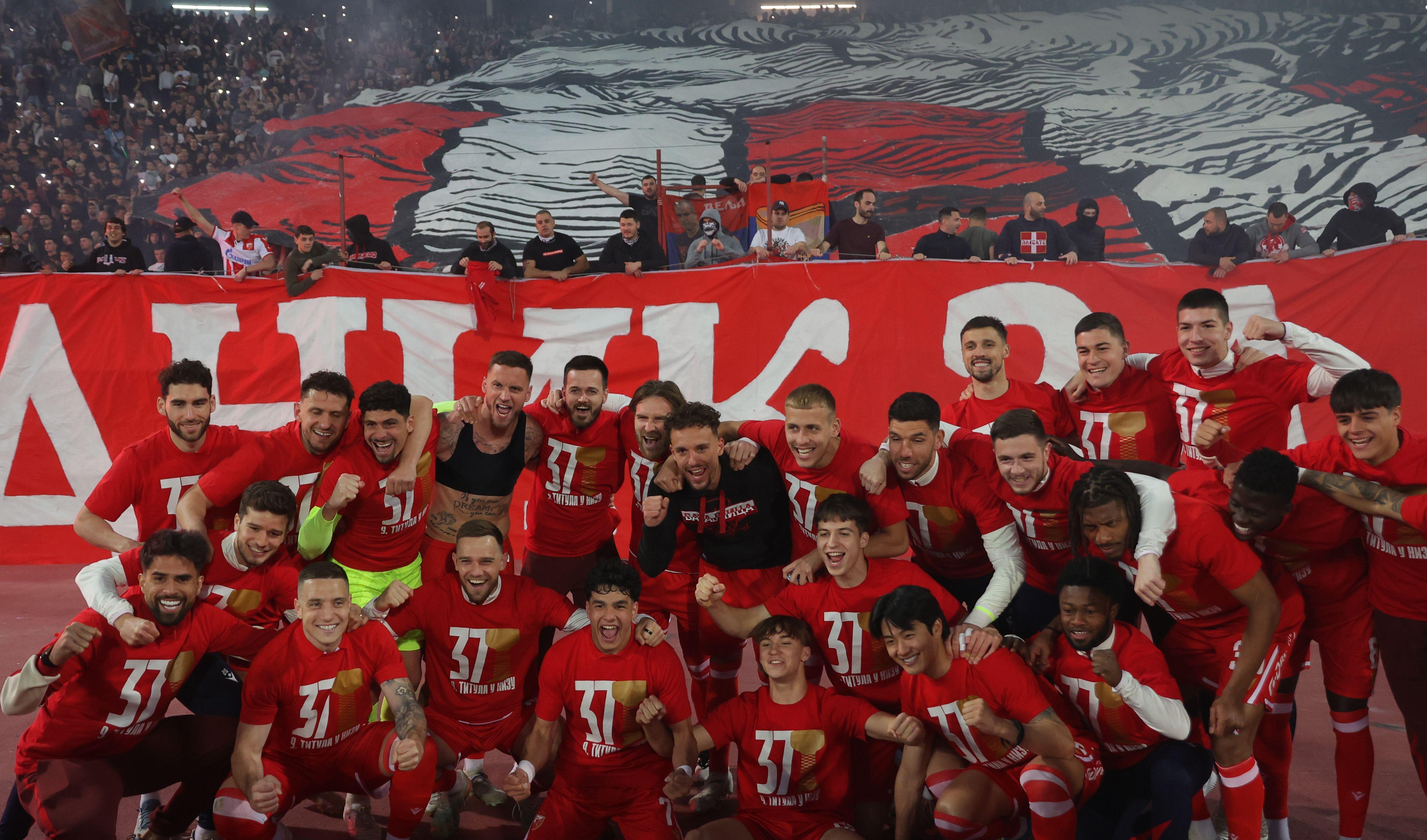Nastavljena dominacija fudbalera Crvene zvezde i zagrebačkog Dinama 1 zvezda, šampionska titula zvezde