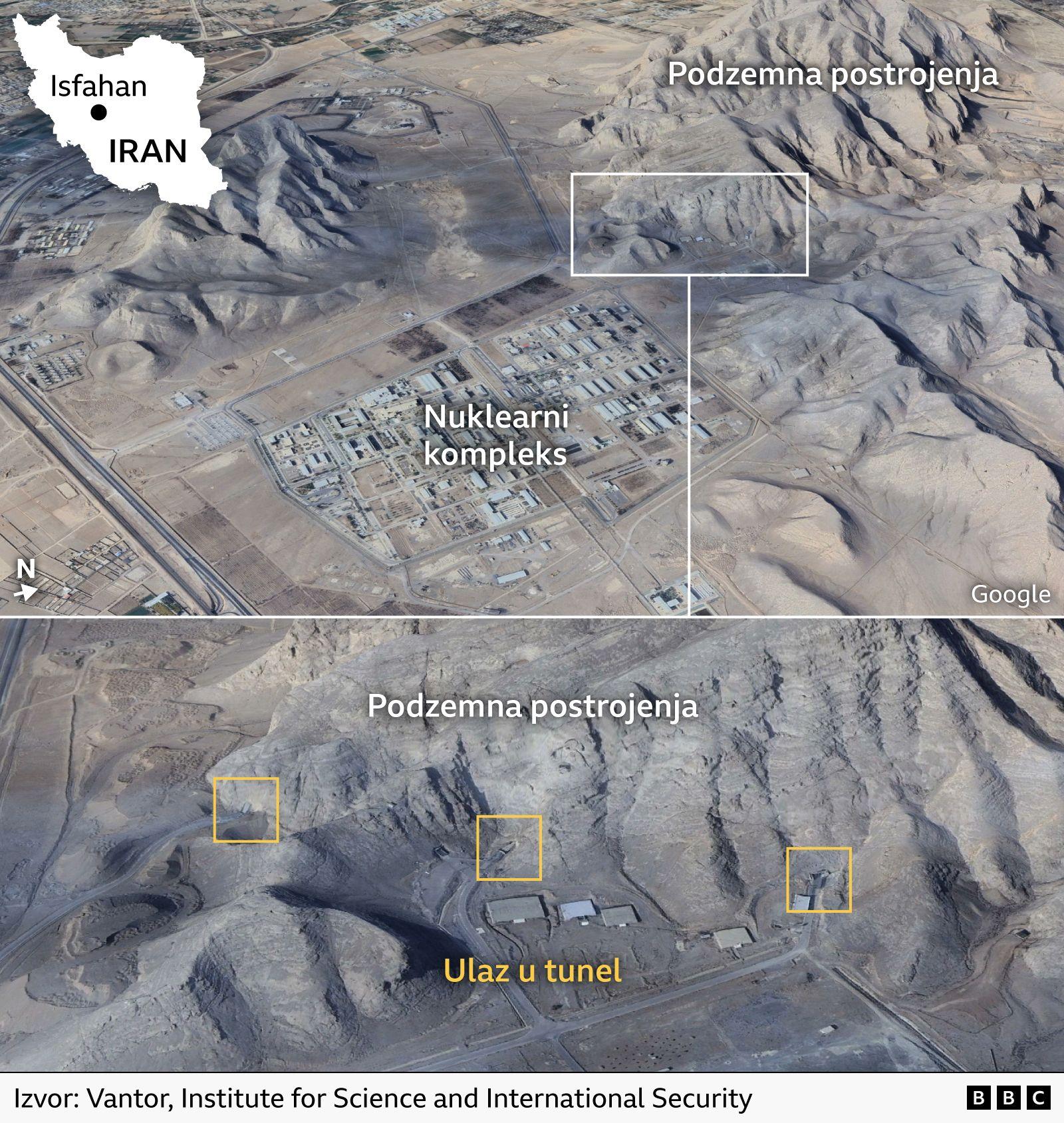 Iran ima zalihe obogaćenog uranijuma, ali može li da napravi nuklearno oružje 4 satelitski snimci pokazuju nuklearno postrojenje u Isfahanu