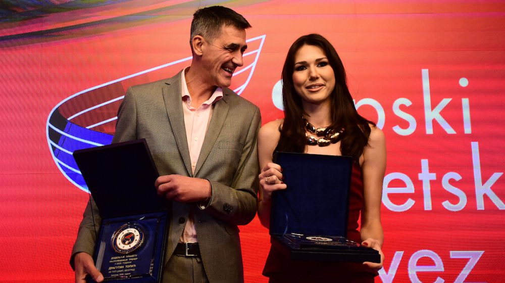 Angelina i Dragutin Topić dobili novčane nagrade od Vlade Srbije za osvojeno srebro na Svetskom prvenstvu 1