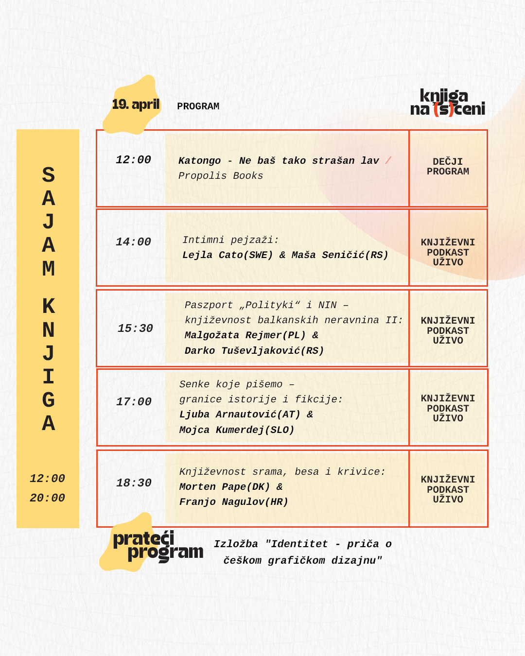 Knjiga na (s)ceni – prvi evropski književni festival dolazi u Beograd 3