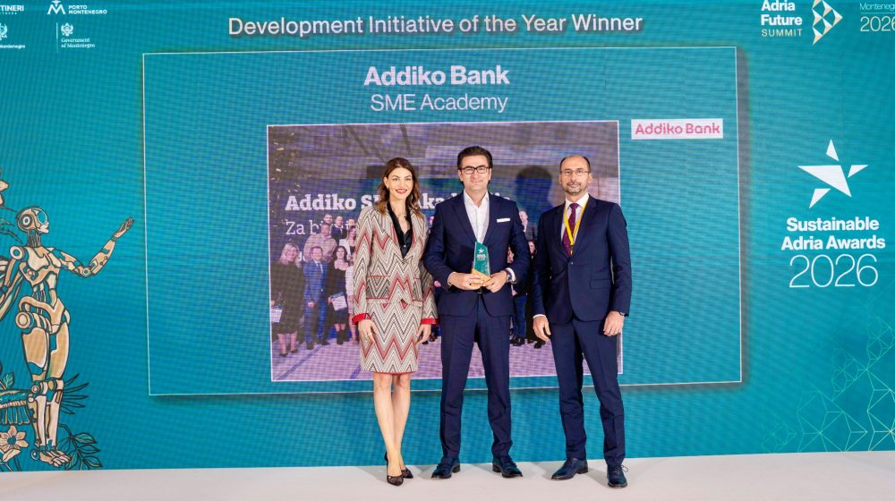 Addiko banka dobitnik nagrade na Adria Summit-u u Porto Montenegru 1