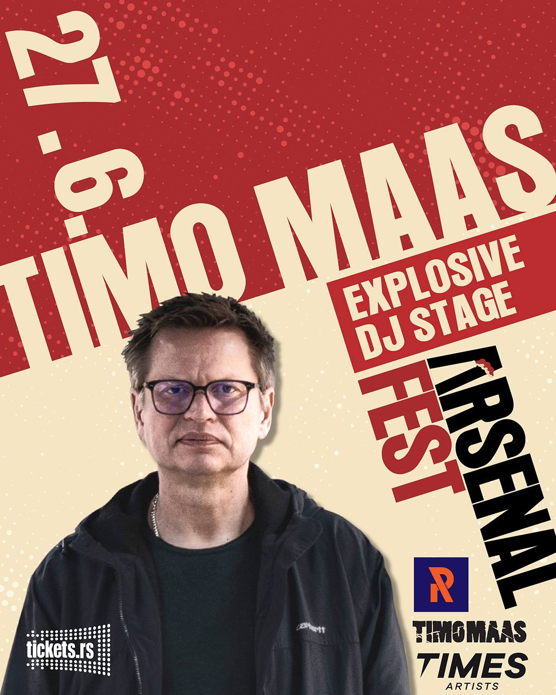 Timo Maas, Tom Novy i Aril Brikha na Explosive DJ Stage-u Arsenal Festa 2026 3
