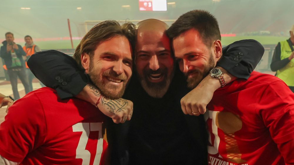 Dejan Stanković, Aleksandar Katai i Mirko Ivanić, Foto: Pedja Milosavljevic/Starsport