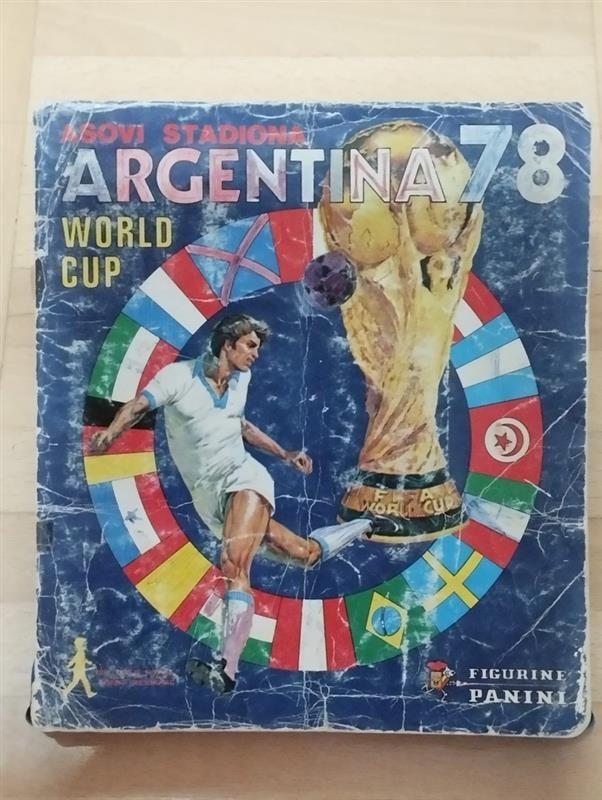 album sa sličicama za svetsko prvenstvo u Argentini 1978.