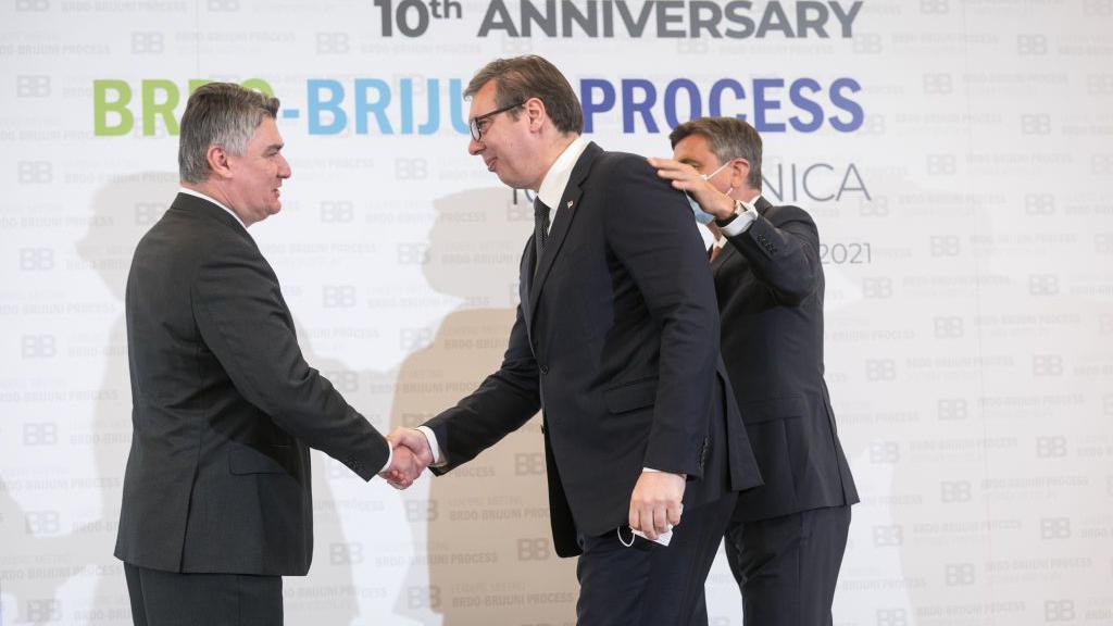 Kakvi su odnosi Srbije i Hrvatske i šta oružje ima sa tim 2 Zoran Milanović i Aleksandar Vučić na samitu Brdo-Brioni 2021. u Sloveniji