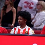 Donatas Motiejunas, Tajson Karter i Semi Odželej, Foto:Luka Milosavljevic / Starsport