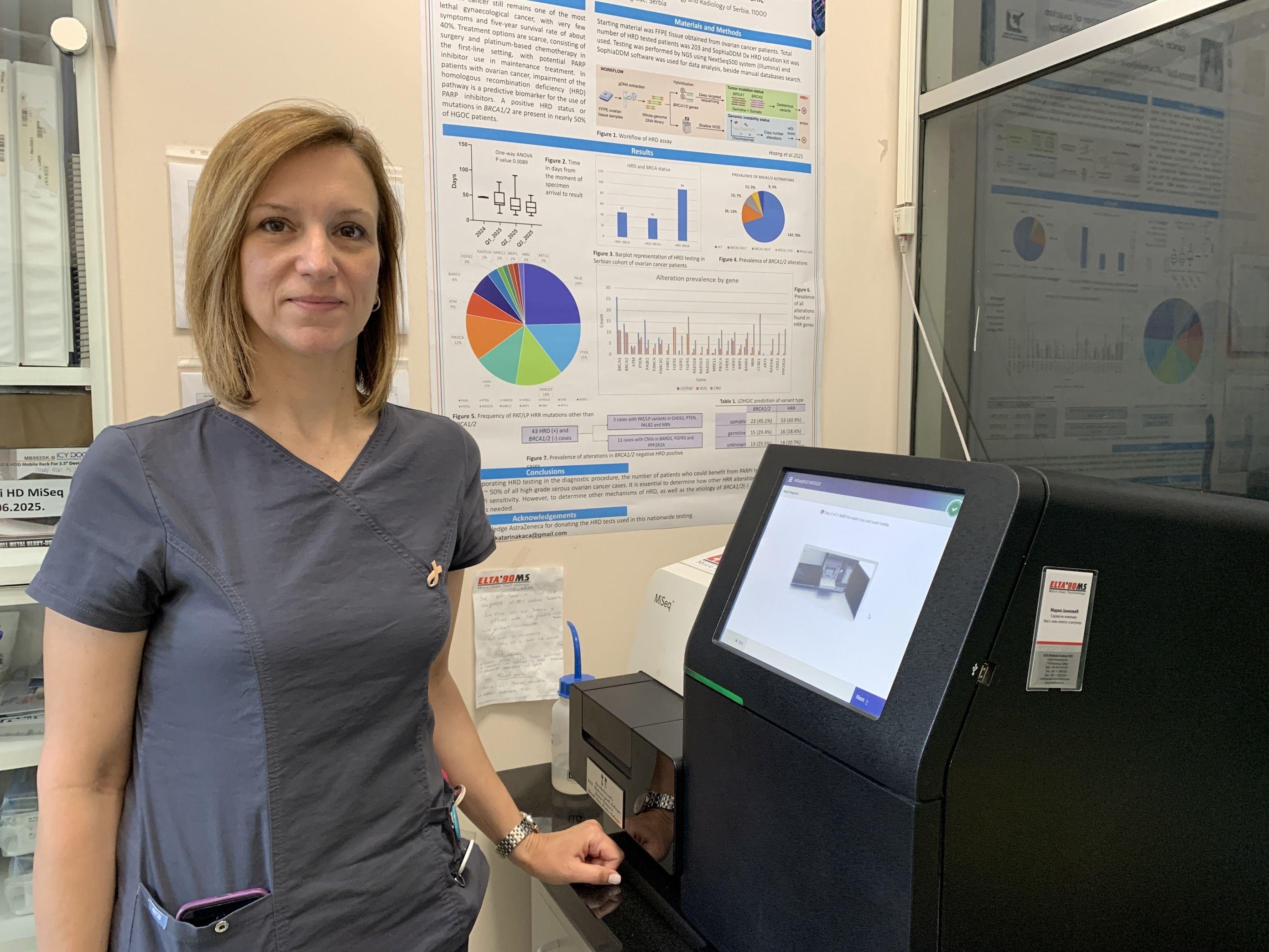 Ko u Srbiji treba da radi BRCA test koji je promovisala Anđelina Džoli 3 Žena stoji pored uređaja