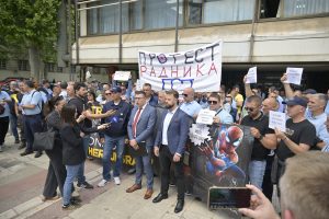 Danas novi protest sindikata GSP ispred sedišta gradonačelnika Beograda 2
