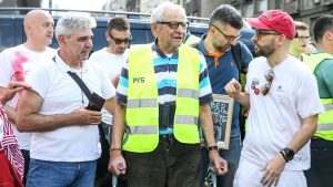 Optužni predlog protiv vozača koji je u maju povredio Veroljuba Sarića tokom protesta kod Pravnog fakulteta 15