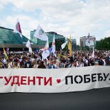 kolona Novi Beograd studenti protest Slavija