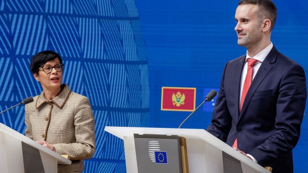 Marta Kos i Milojko Spajić