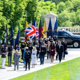 Britanski kralj i kraljica posetu SAD završili u malom gradu uz muziku 4