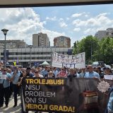 Održan protest za spas GSP-a: Banković pojasnio četiri zahteva zaposlenih (VIDEO) 3