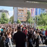 Protest ispred Gradske kuće u Novom Sadu danas zbog suspenzija profesora u Jovinoj gimnaziji 8