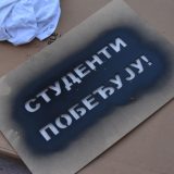 Transparent "Studenti pobeđuju" na Mostu na Adi (VIDEO) 6