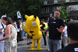 Protest na Slaviji: Skup završen, jake policijske snage čuvale Pionirski park (VIDEO DRON) 8