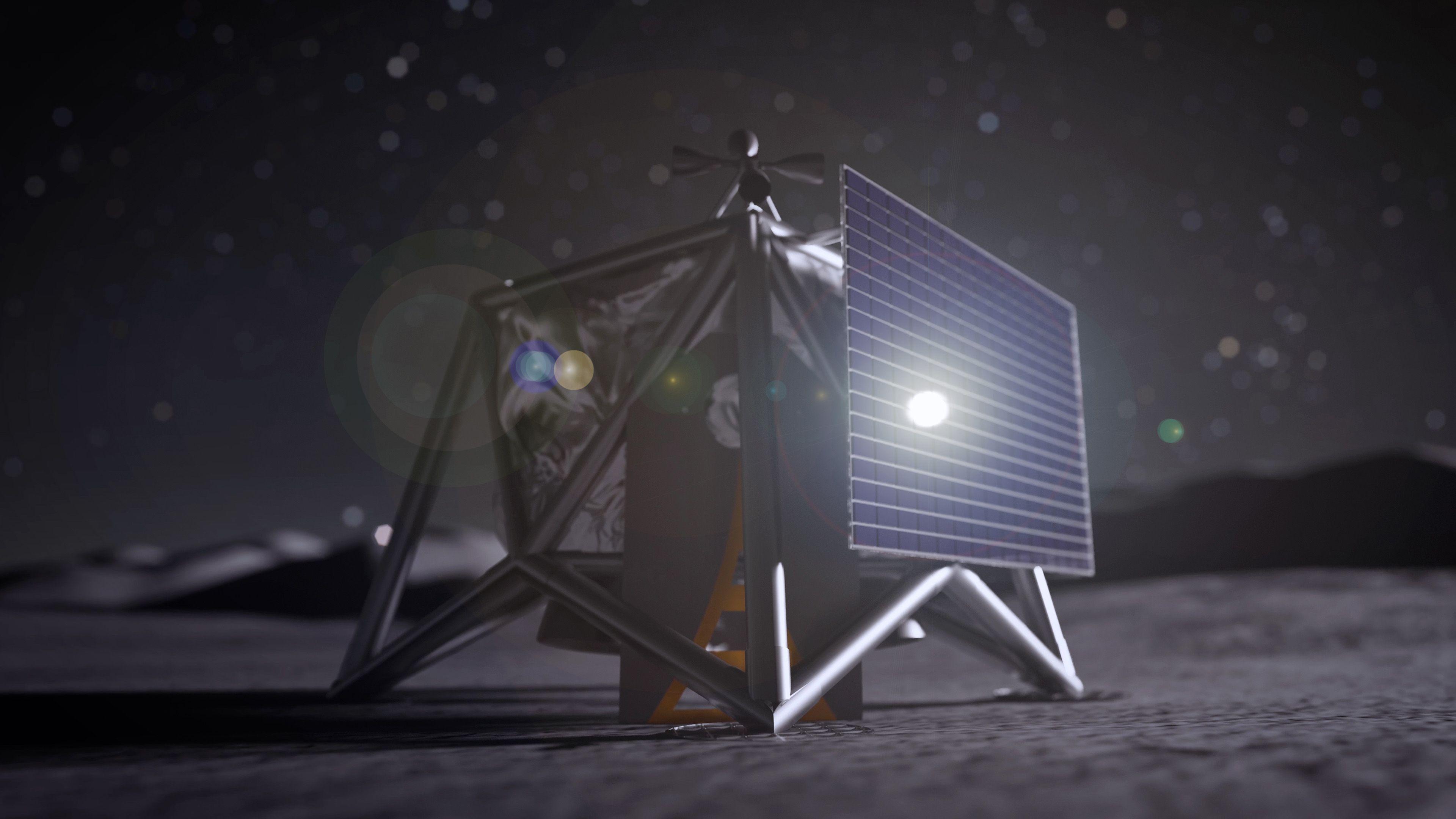 NASA predstavila plan za gradnju stalne ljudske baze na Mesecu 2 Prikaz drona iz NASA-inog programa „MoonFall“ koji će istraživati područje južnog pola Meseca