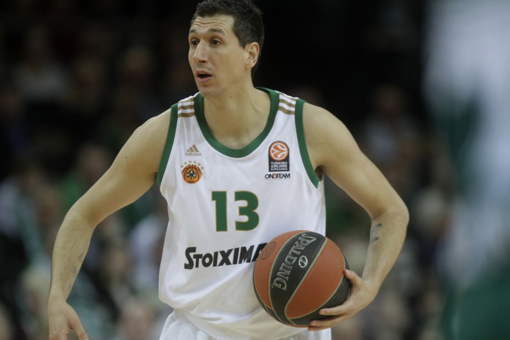 Predsednik Evrolige stavljen pred težak zadatak: Bodiroga izabrao najboljeg igrača u istoriji elitnog takmičenja 2 Dimitris Dijamantidis, Foto: EPA/VALDA KALNINA