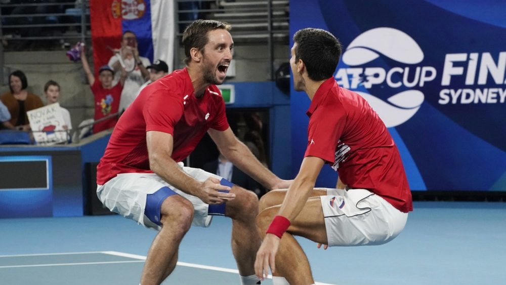 (FOTO) Poznato lice se vraća u tim: Đoković ozvaničio saradnju 2 Novak Đoković i Viktor Troicki, Foto: EPA/MARK EVANS AUSTRALIA AND NEW ZEALAND OUT