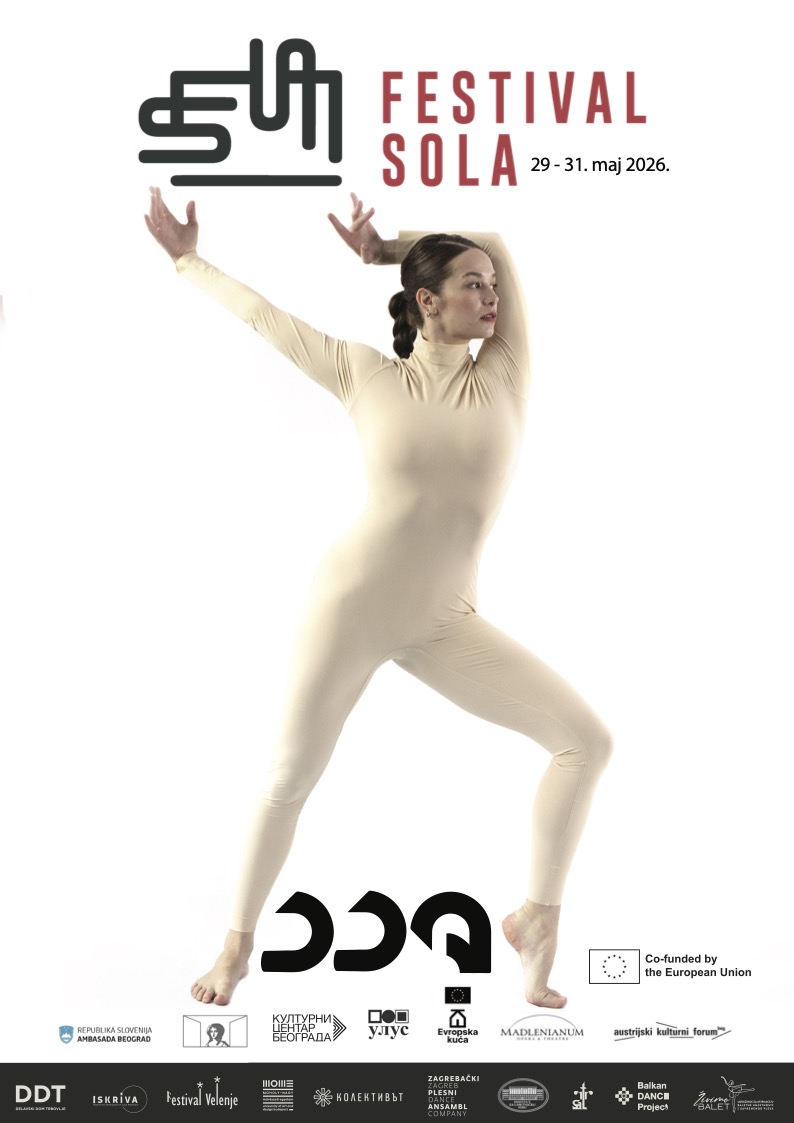 Program šestog Festivala SOLA 2026: Tri dana savremene solo igre u Beogradu 2 Program šestog Festivala SOLA 2026: Tri dana savremene solo igre u Beogradu 1