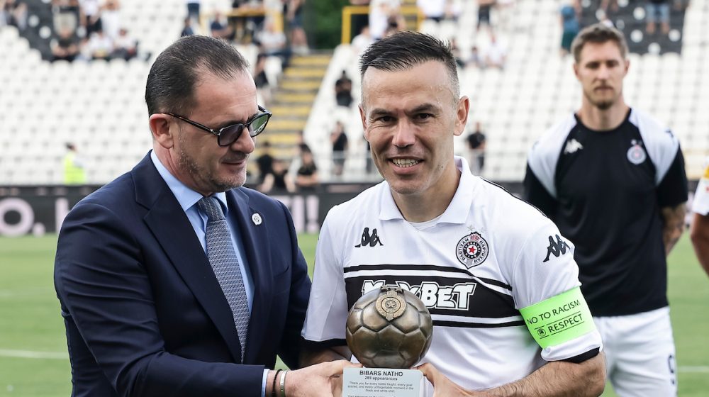Predrag Mijatović i Bibars Natho, Partizan