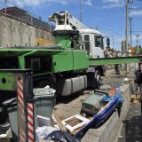 Prilikom popravke nadvožnjaka u kragujevačkom naselju Sušica puklo crevo za beton, dva radnika lakše povređena 11